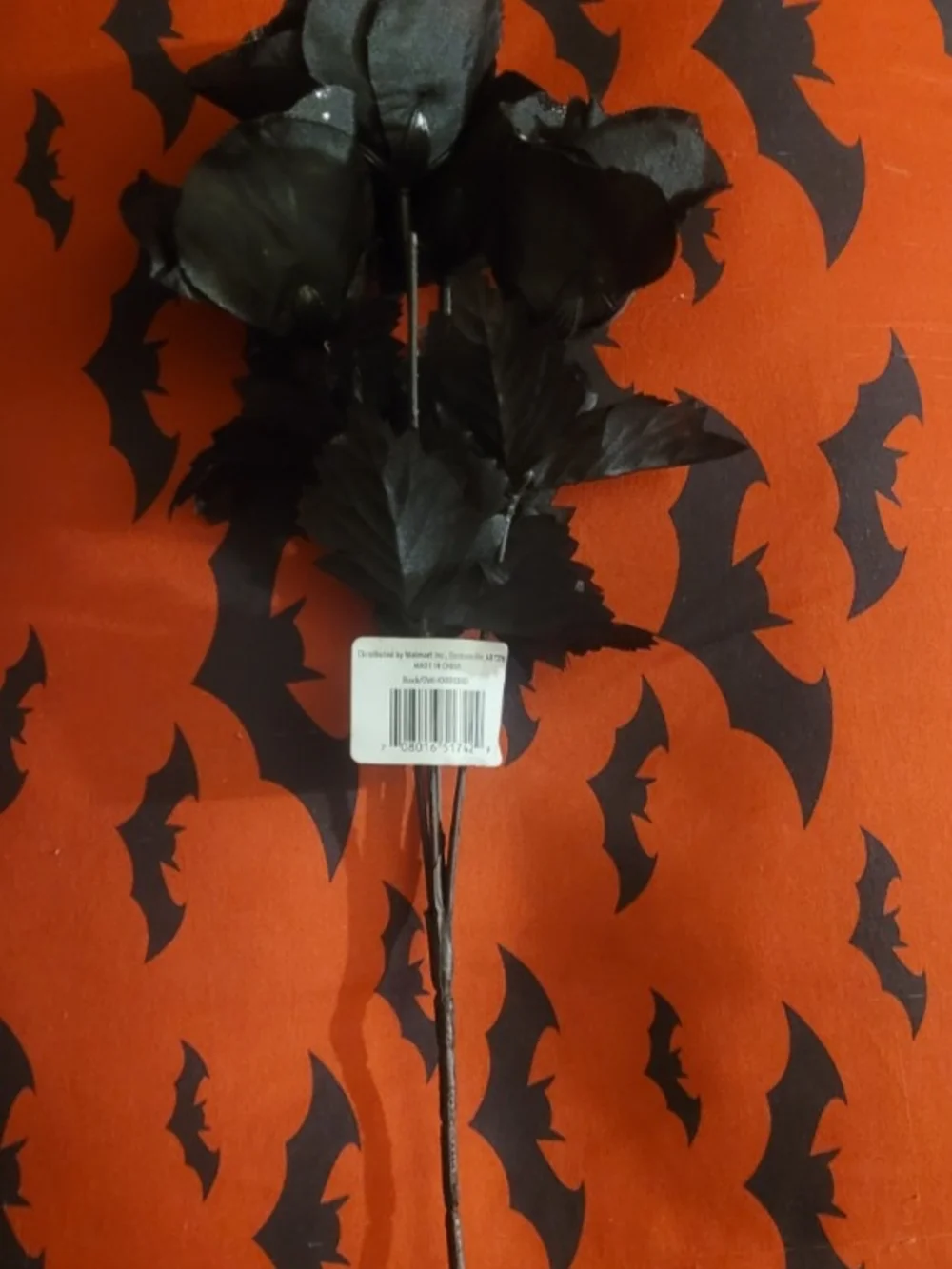 Halloween Faux Flower Pick Arrangement